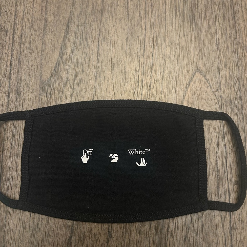 Off-White Black Face Mask